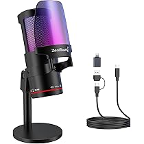 Amazon.co.jp: Zealsound USB ゲーミングマイク *Phoneマイク