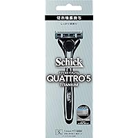 Amazon.co.jp: Schick(シック) クアトロ5チタニウム ホルダー(刃