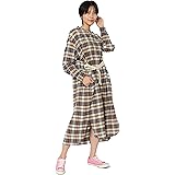 [マナスタッシュ] ワンピース W-s INDIAN CHECK DRESS レディース