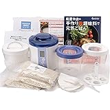 糀屋本店 タニカ電器製 ヨーグルティアS (基本セット+水切りバスケットと温玉スタンド付) 乾燥米糀 3個セット