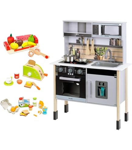 Amazon | Klein Miele 木製 ままごとキッチン【製氷機付き
