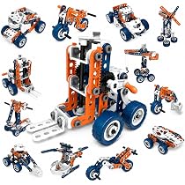 Amazon.co.jp: AMYCOOL 152PCS 組み立て車おもちゃ 12-IN-1 ねじ工具