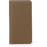[HANATORA] iPhone 8/iPhone 7 /iPhone SE(第2世代)ケース シュリンクカーフレザー 手帳型 本革 スマホケース 耐衝撃 磁石不使用 マグネットなし ハンドメイド ギフトにも最適品 ダイアリーケース Edel モー