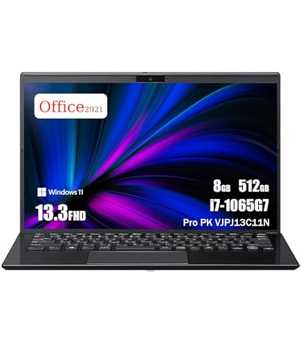 Amazon.co.jp: 【整備済み品】ノートPC win11/VJPG13C11N/i7-1065G7 十