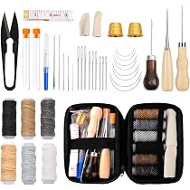 Amazon.co.jp: レザークラフト 革工具セット 裁縫工具 皮革工具 針