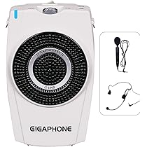 値下げしました！手ぶら拡声器　GIGAPHONE PG610 ハンズフリー拡声器 PG-610-C 充電仕様パワーギガホン ｜ なんず