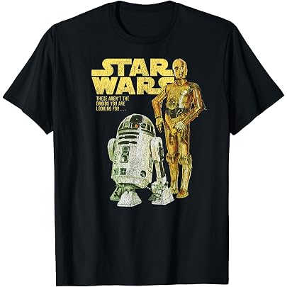 STAR WARS スター・ウォーズ キャラクター パターン Tシャツ