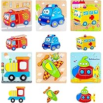 Amazon.co.jp: HUAZONTOM 木製パズル モンテッソーリ 玩具