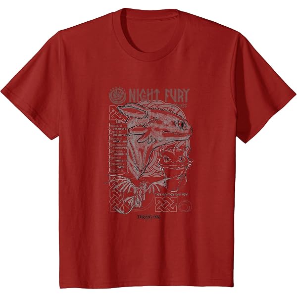 Amazon | DreamWorks ヒックとドラゴン Class Types Tシャツ | Tシャツ