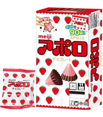 Amazon | 明治 チョコレート 食べ比べ アポロジャンボ 82g マーブル