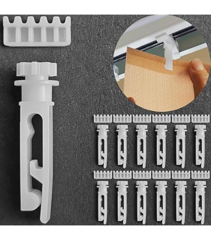 Amazon｜DALIX PVC カット可能 縦型ブラインド交換用スラット 82 1/2 X