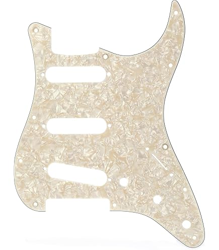 Amazon.co.jp: ストラト用アノダイズドピックガードGoldゴールド
