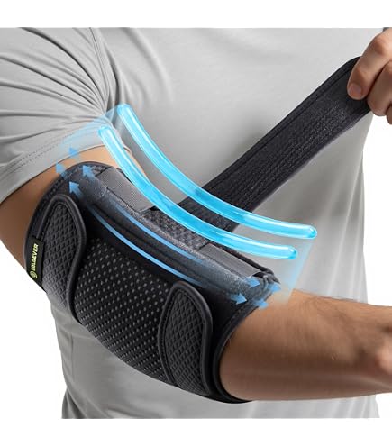 【美品】BREG HEXエルボーブレース XL ブラック Amazon | Breg HEX Adjustable Hinged Elbow Brace (Medium) by Breg