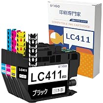 Amazon.co.jp: 【SCIGO】LC411 日本製 ブラザー 用 インク LC411 純正