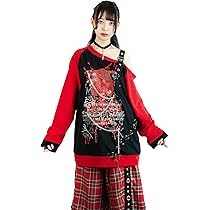 MAD PUNKS 肩出し スカルプリント カットソーワンピース パンク