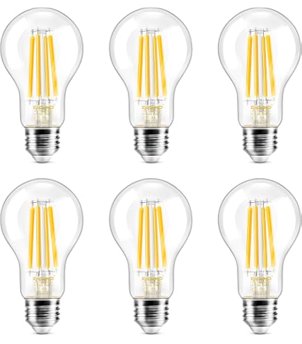 Amazon | LED電球 クリア E26 フィラメント 電球 レトロ 4W 電球色