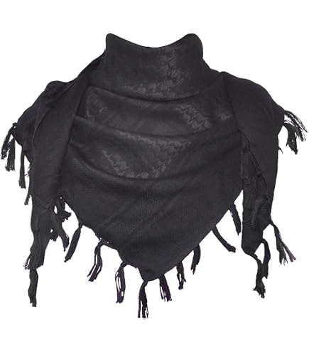 Arabischer Aqel (Igal) Schwarz – Verstellbares Stirnband Für Keffiyeh & Shemagh, Ohne Quasten