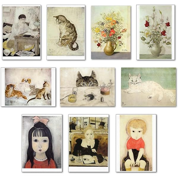 Amazon.co.jp: 藤田嗣治―ポストカードブック (ちいさな美術館