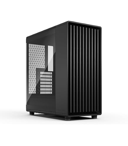 Amazon | Fractal Design North Charcoal Black TG Dark ATX PCケース