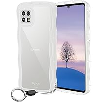 Amazon.co.jp: AQUOS sense6 sense6s ケース クリア ウェーブ SH-54B