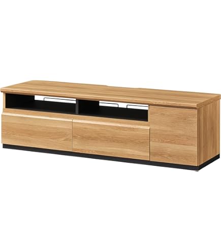 Amazon｜大川家具 GART ローボード COLK (コルク) 160cm幅｜ローボード