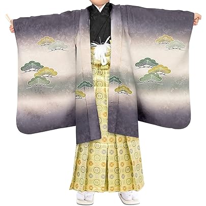 Amazon | [KYOETSU] [キョウエツ] 七五三 男の子 5歳 着物 袴 セット