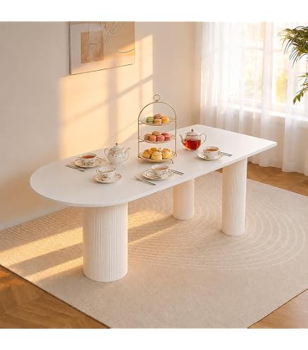 Amazon｜サルタレッリ アマルフィダイニングテーブル 145cm アイボリー