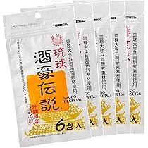 Amazon.co.jp: 【5個セット】琉球酒豪伝説 6包入り×5個セット しゅ
