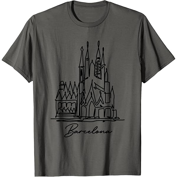 Amazon | サグラダ・ファミリア Tシャツ | Tシャツ・カットソー 通販