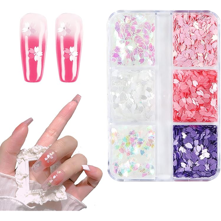 ネイルパーツ 12色　桜 ネコポス 送料無料】桜フレームパーツ 4mm ゴールド | ネイルアート