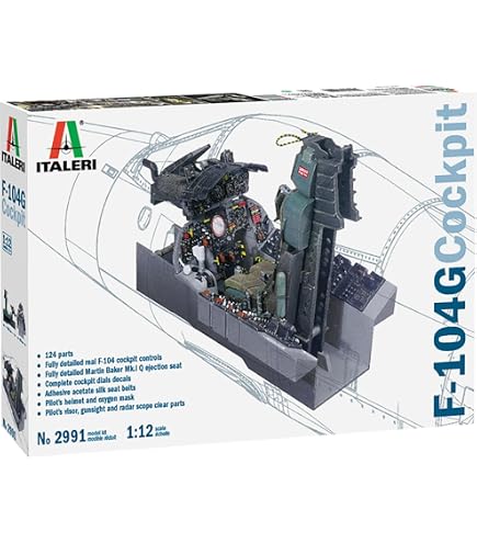 Amazon | タミヤ イタレリ 2990 1/12 F-16コクピット プラモデル