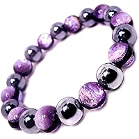 Amazon | [ヒーローズ] 光る ホタルガラス (深海パープル) 紫金石 (S