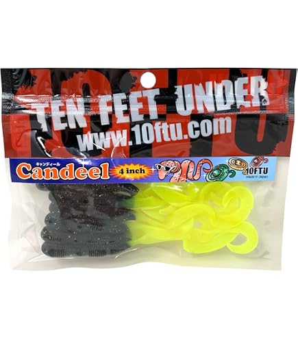 Amazon.co.jp: 10feet under ワーム キャンディール 8インチ 6本入り