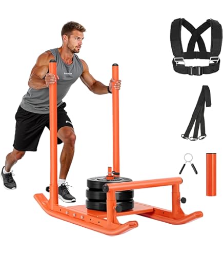 thumbnail image 2 of GADFISH Weight Training Sled - Adjustable Push/Pull Sled For Speed & Strength Workouts 2 of 6