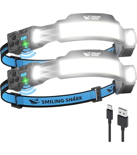 Amazon.co.jp: Smiling Shark ヘッドライト TS-6 【新登場・超高輝度