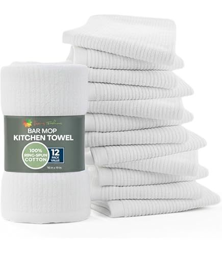 Nouvelle Legende® 28 x 29 in. Cotton Flour Sack Towels - 12-pack