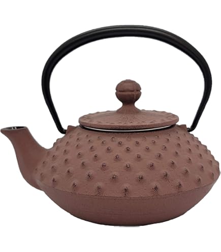 Amazon.co.jp: 岩鋳 Iwachu 急須 3型桜 銀/Sピンク 0.32L 内面