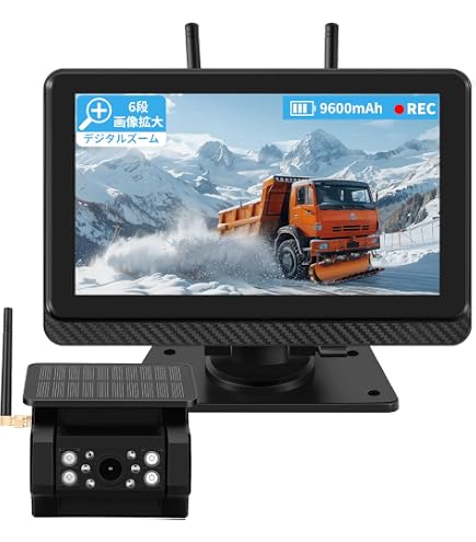 Amazon.co.jp: Tonowu 配線工事不要＆取付工事不要 5インチワイヤレス