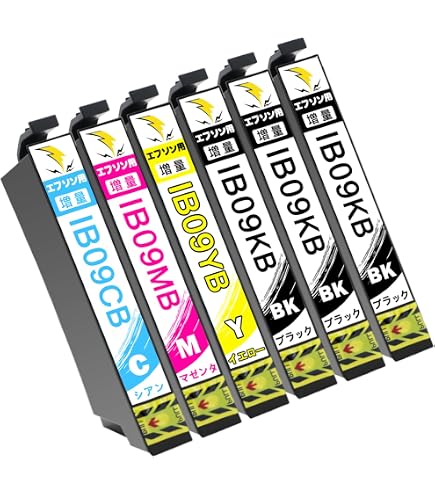 Amazon.co.jp: 【稲妻トナー】IB09 インク ブラック 黒 IB09 互換