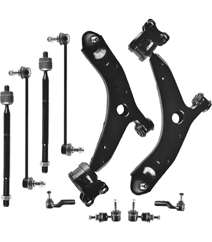 4pc Front Suspension Kit For 2004-2009 Mazda 3 & 5 - Control Arms & Sway Bars