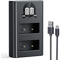Amazon | K&F CONCEPT NP-W126S NP-W126 充電器 カメラバッテリー用