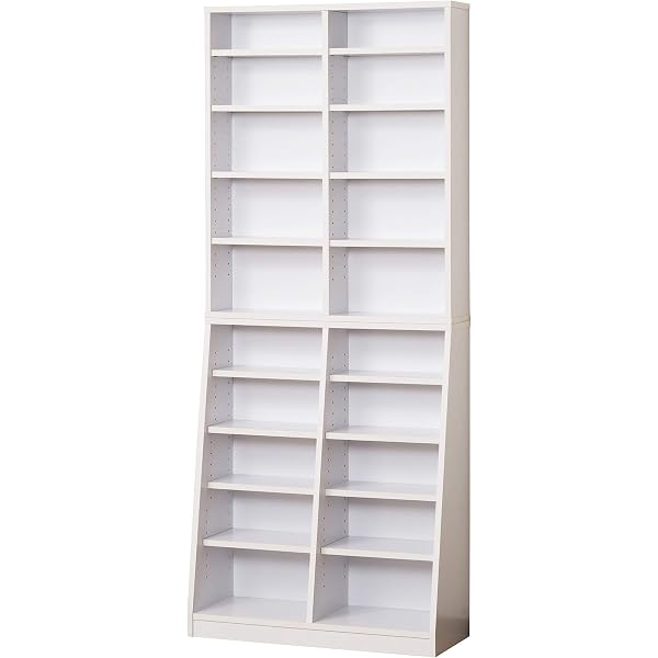 Amazon｜クロシオ SOHO書棚 W75 ブラウン 幅75cm高180cm 本棚 シェルフ 
