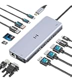 Amazon.co.jp: Selore ドッキングステーション type c USB C