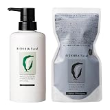 RISHIRIA Furel (リシリアフレル) カラーシャンプー (ダークブラウン) 専用ボトル & 詰め替え用 パウチ 240ml