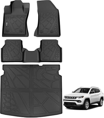 Amazon | TOPGRIL製マッドフラップキット ジープコンパス 2017-2024