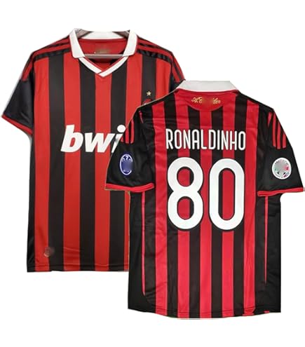 Amazon | 復古版 ACミラン 09-10シーズン サッカー ユニフォーム 番号