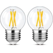 Amazon | E26 LED電球 調光器対応 40W 電球色 4W フィラメント