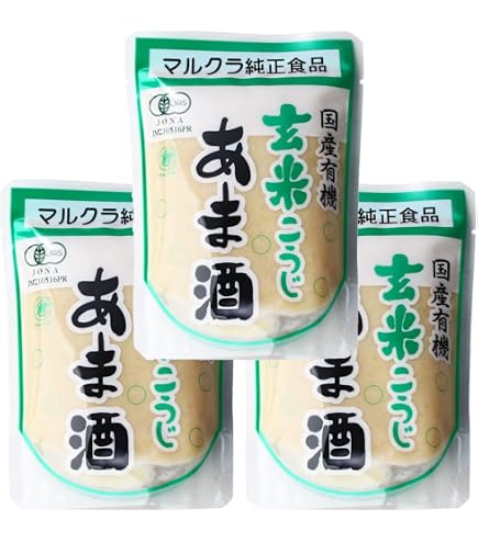 Amazon.co.jp: マルクラ 玄米こうじあま酒 250g 無添加 ノンアルコール
