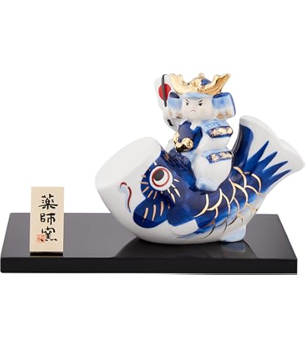 Amazon.co.jp: [薬師窯] 五月人形 日本製 端午の節句 ミニ