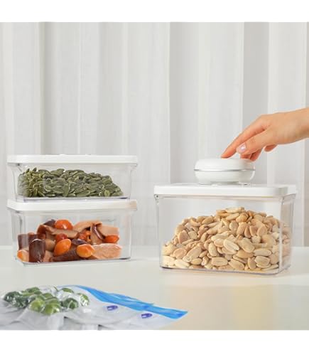 Amazon.co.jp: アサヒ軽金属 真空フレッシュボックス(Mサイズ) 2個 ＋